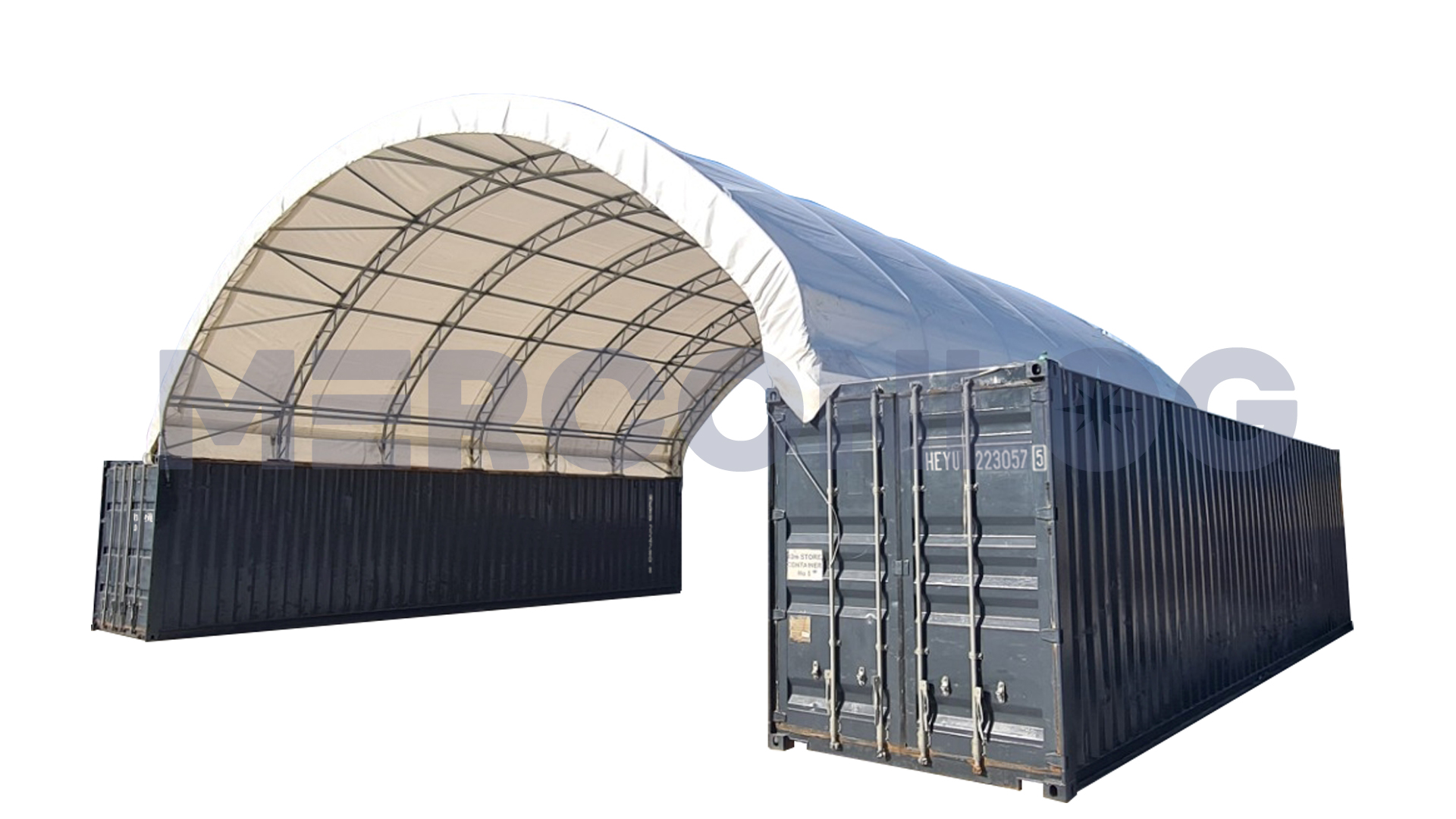 40' Container-Überdachung